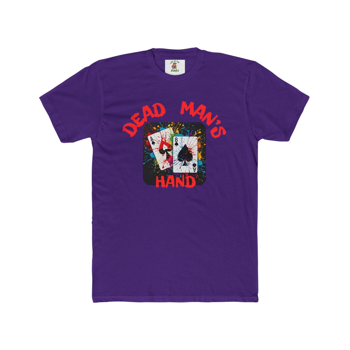 Dead Man's Hand Graphic Unisex Cotton Crew Tee