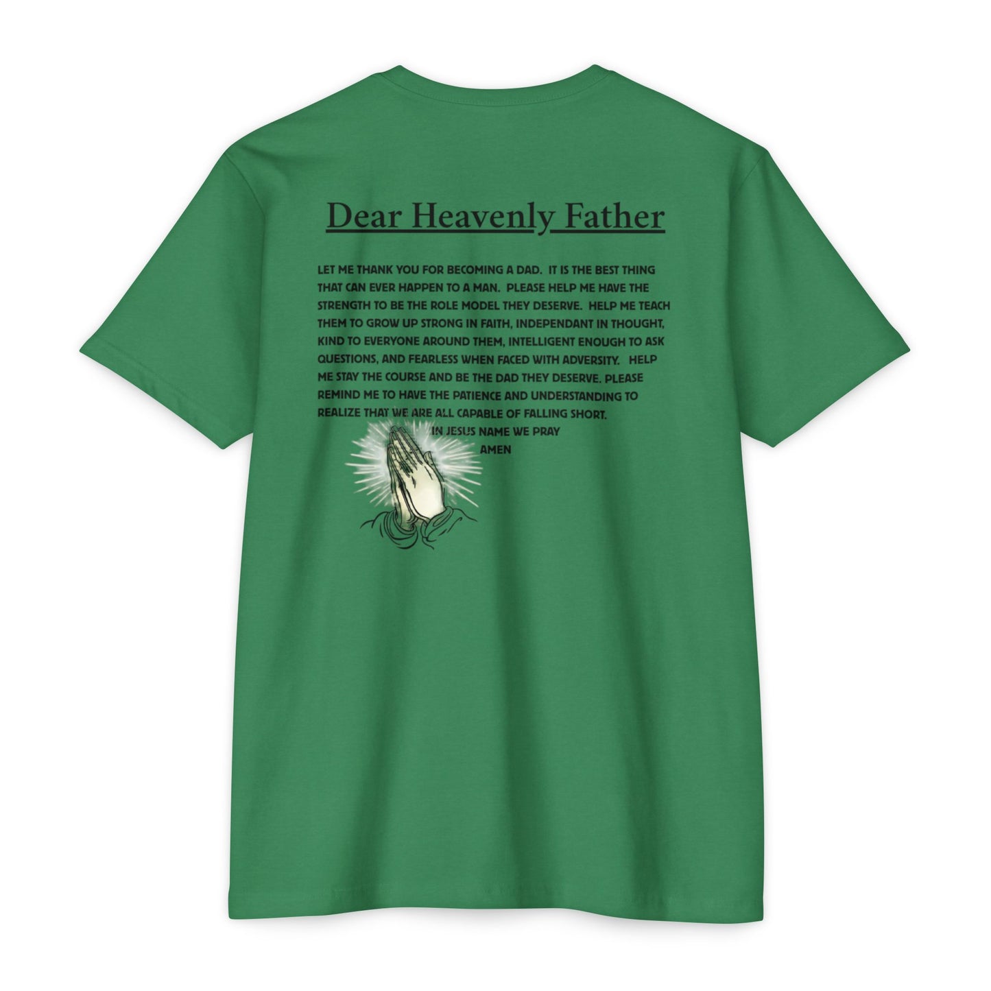 A Dad's Prayer Unisex CVC T-Shirt – Faith-Inspired Comfort for Father's Day & Everyday