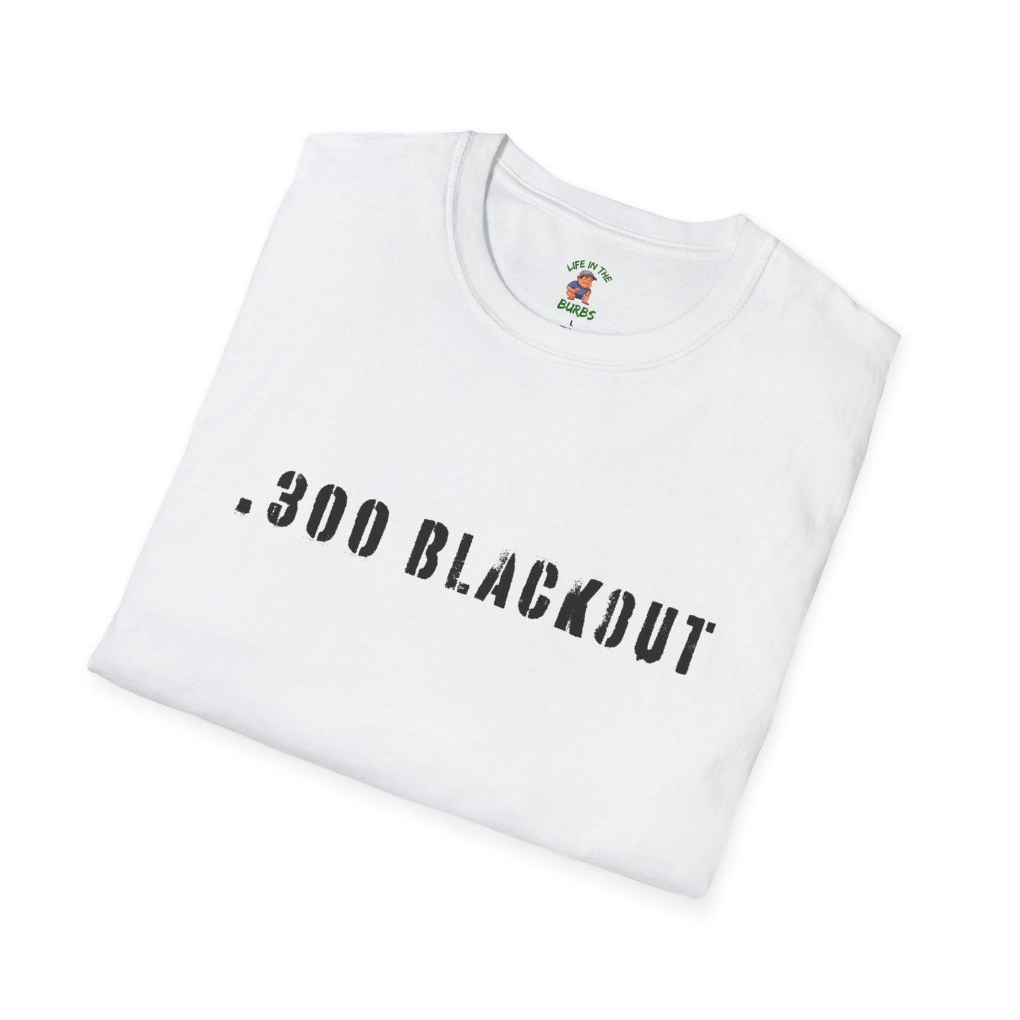 .300 Blackout Unisex Softstyle T-Shirt - Casual Streetwear for Firearms Enthusiasts