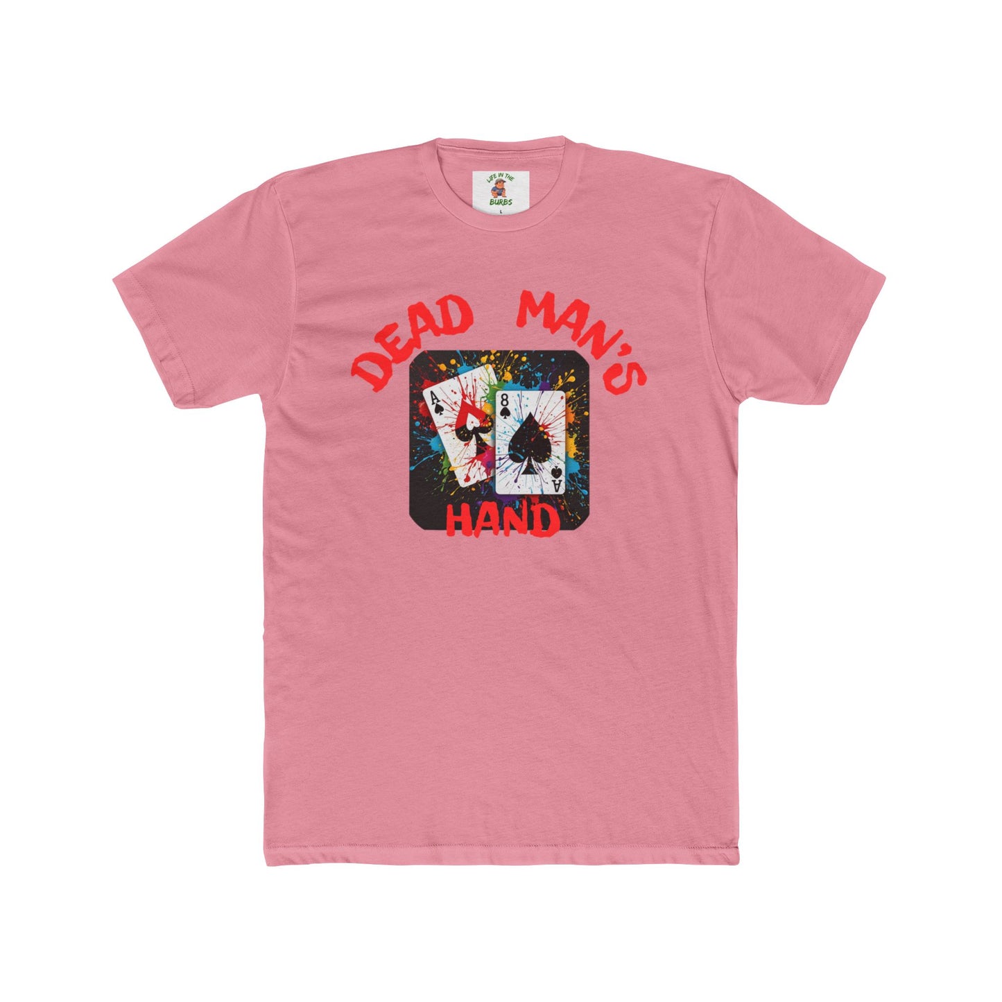 Dead Man's Hand Graphic Unisex Cotton Crew Tee