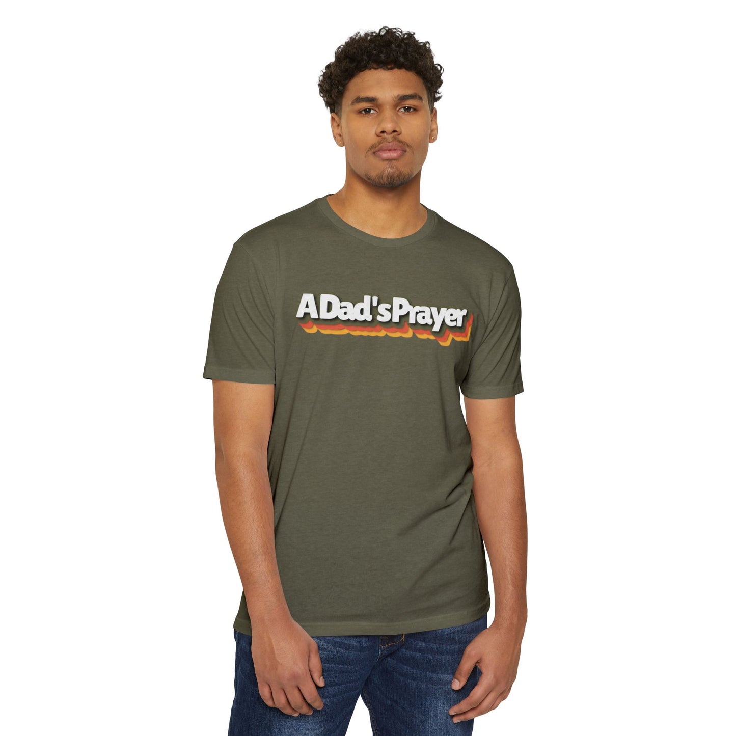 A Dad's Prayer Unisex CVC T-Shirt – Faith-Inspired Comfort for Father's Day & Everyday