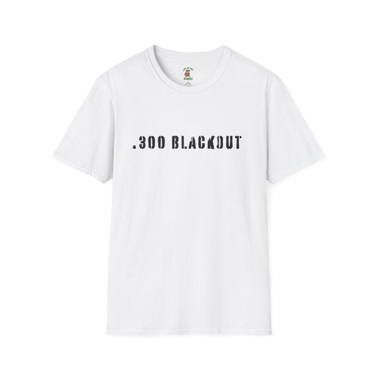 .300 Blackout Unisex Softstyle T-Shirt - Casual Streetwear for Firearms Enthusiasts
