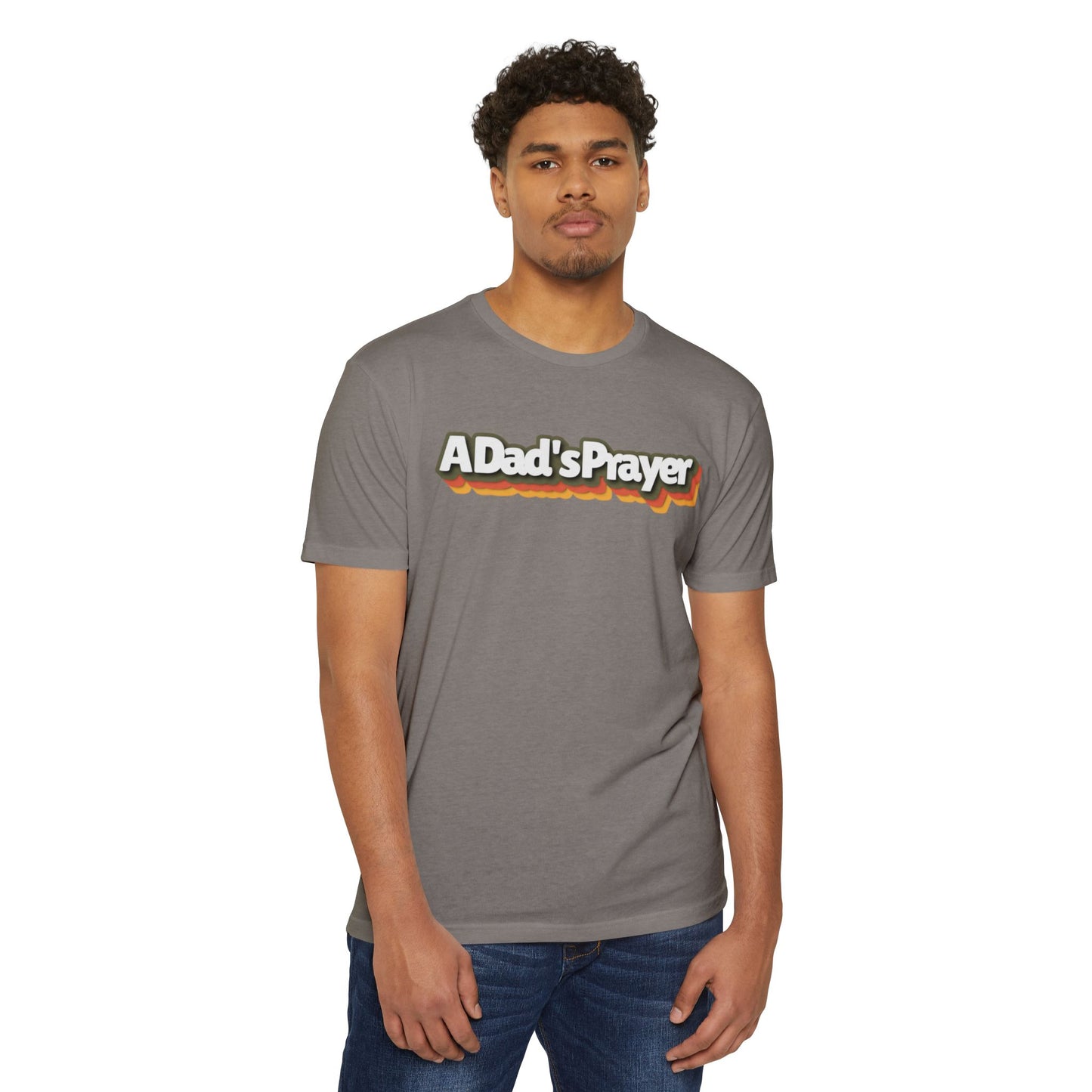 A Dad's Prayer Unisex CVC T-Shirt – Faith-Inspired Comfort for Father's Day & Everyday